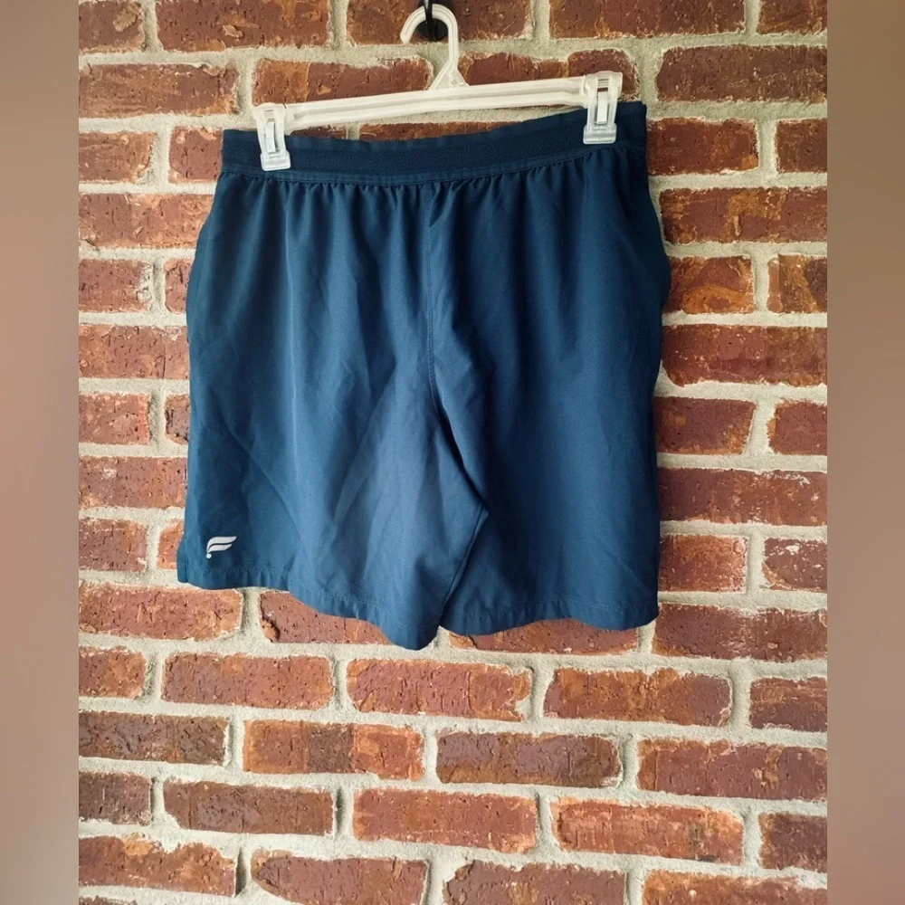Fabletics men’s ‎ lined shorts blue size Large